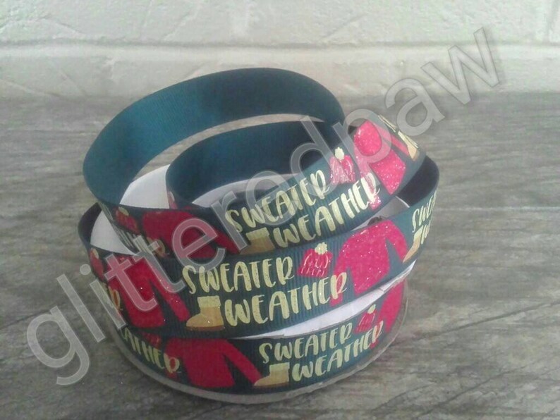 78 Sweater Weather Grosgrain Ribbon