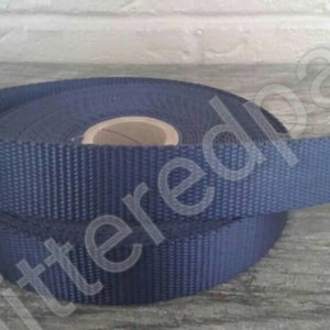 1&quot; Navy Blue Heavy Duty Nylon Webbing