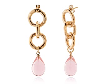 Pendientes LALETI con perlas de cristal de Murano