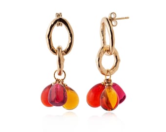 Pendientes LALETI con perlas de cristal de Murano