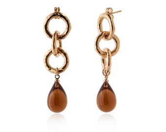 Pendientes LALETI con perlas de cristal de Murano