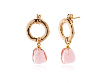 Pendientes LALETI con perlas de cristal de Murano