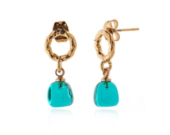 Pendientes LALETI con perlas de cristal de Murano