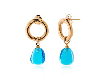 Pendientes LALETI con perlas de cristal de Murano