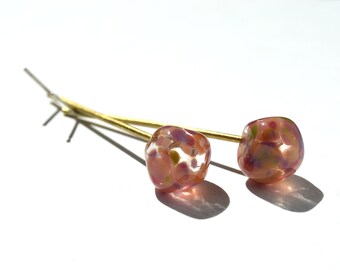Lampwork glass earrings Bolulas