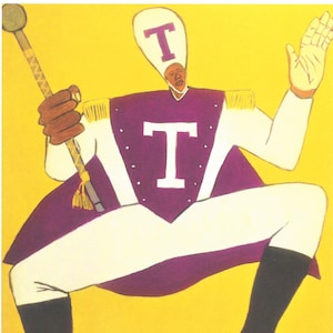 Drum Major, Art Print, Mardi Gras Art Print, Colorful Art Print, Marching Band, African American Art, Home Decor, ArtChristmas