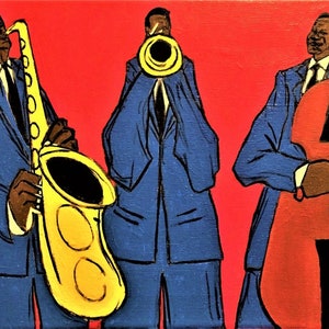 Jazz Musicians, Giclee Art Print