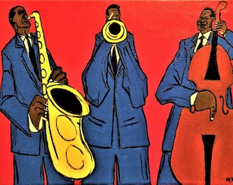 Jazz Musicians, Giclee Art Print