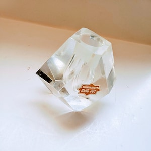 Vintage Single Hand Cut Crystal Candle Holder