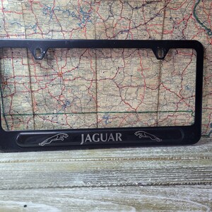 Jaguar licence online plate frames