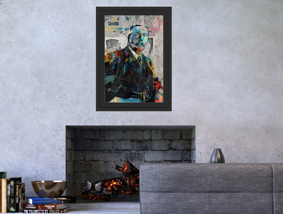 Sir Arthur Conan Doyle Portrait Abstract Art Sherlock Holmes Author ...