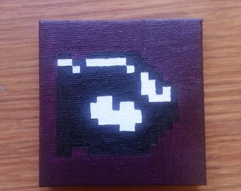 Painting Pixel Art Egg Yoshi Super Mario Etsy