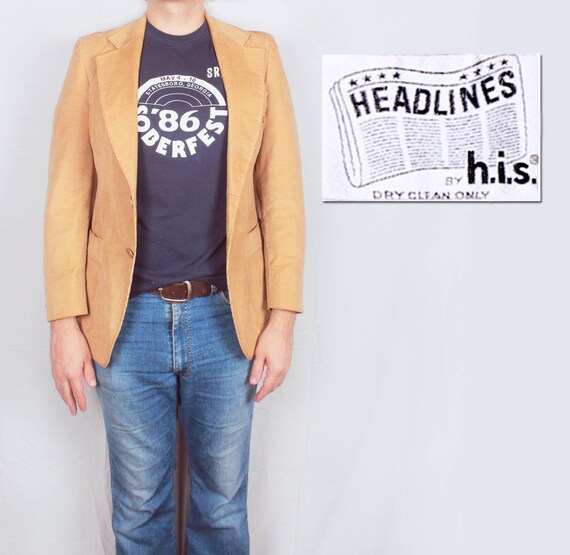 1970's H.I.S. Corduroy Blazer size