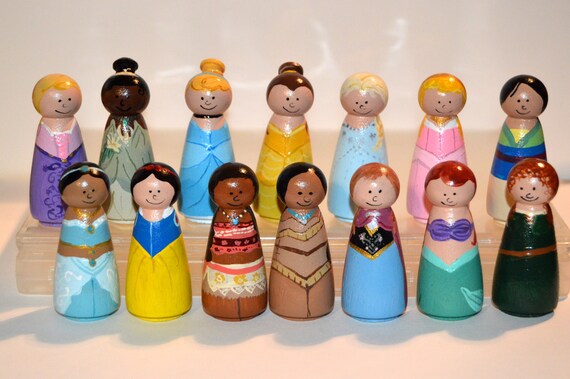 princess peg dolls