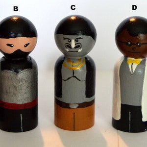 Martial Arts Turtle Villain Peg Dolls
