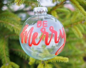 Hand Lettered Ornament
