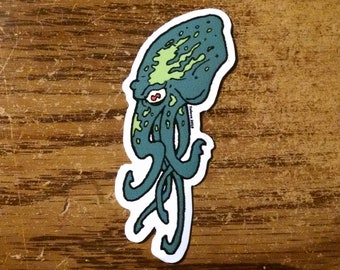 Great Old One, Cthulhu, Mind Flayer, lovecraft D&D Donjons et Dragons nerd bizarre Sticker