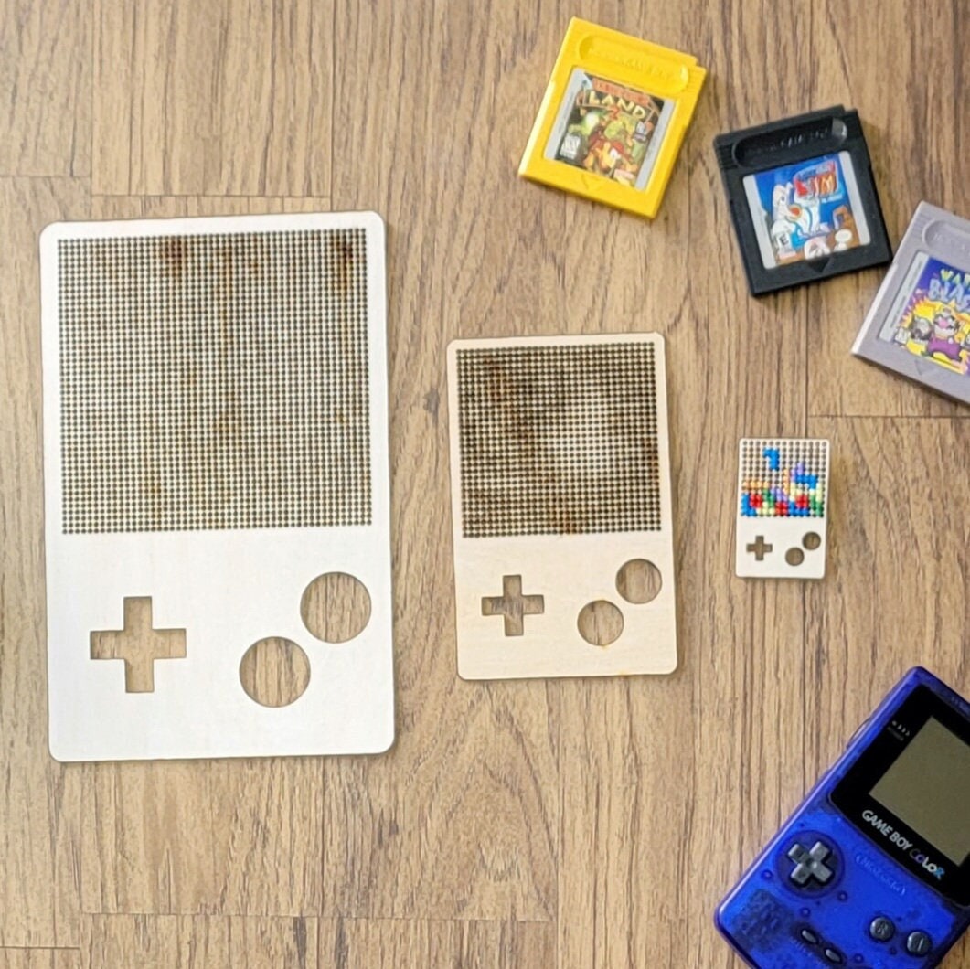 Laser Cut Game Boy – smokeandmirrors