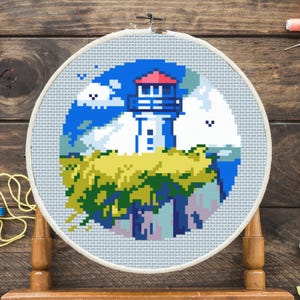 Lighthouse Cross Stitch Pattern