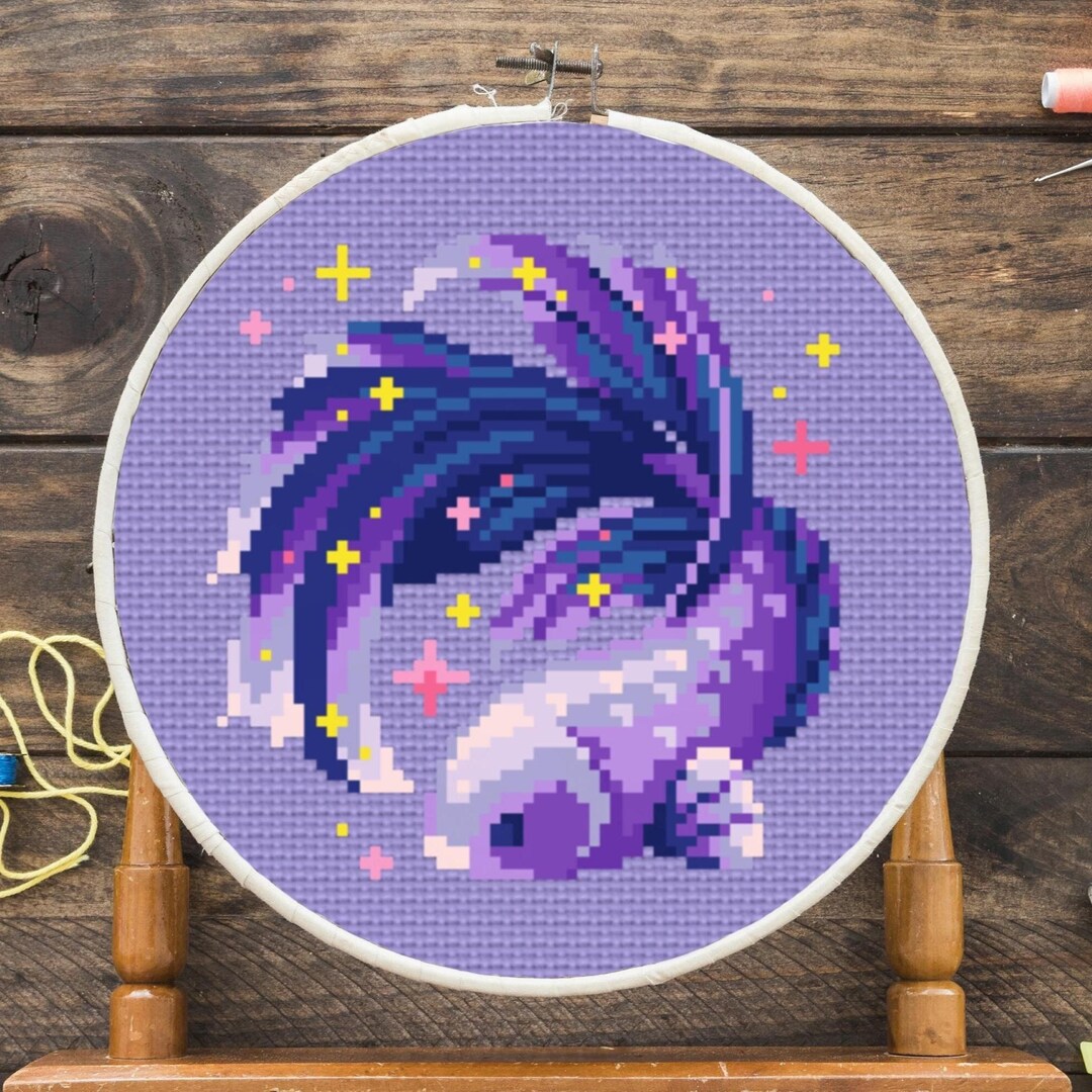 Angel Fish Cross Stitch Pattern - Etsy