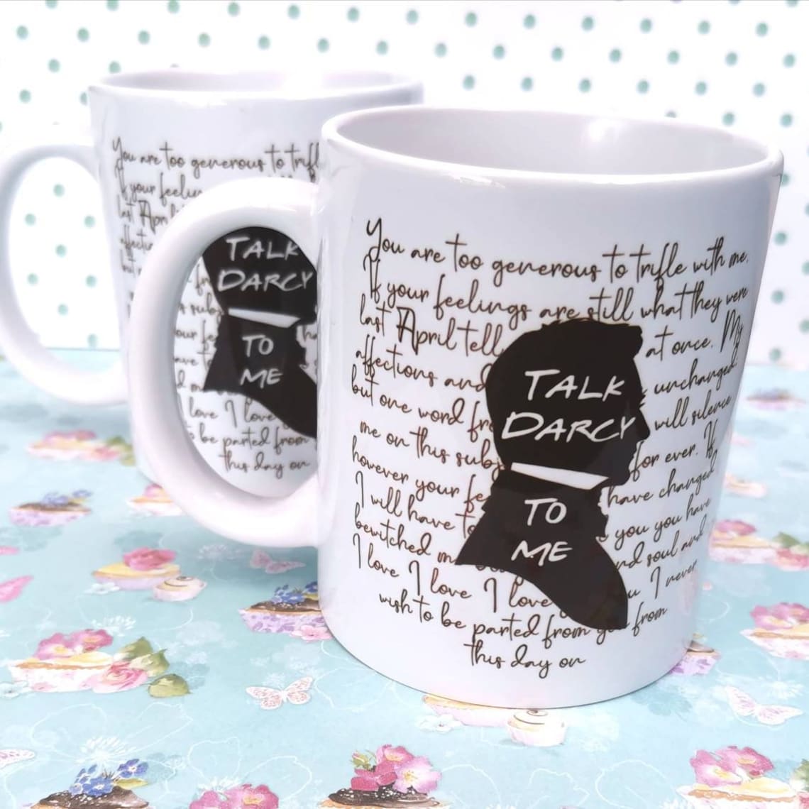 Pride And Prejudice Mr Darcy Romantic Quote Jane Austen | Etsy