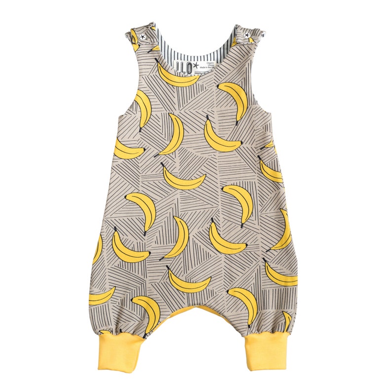 Bananas Organic Jersey Expandable Romper image 1