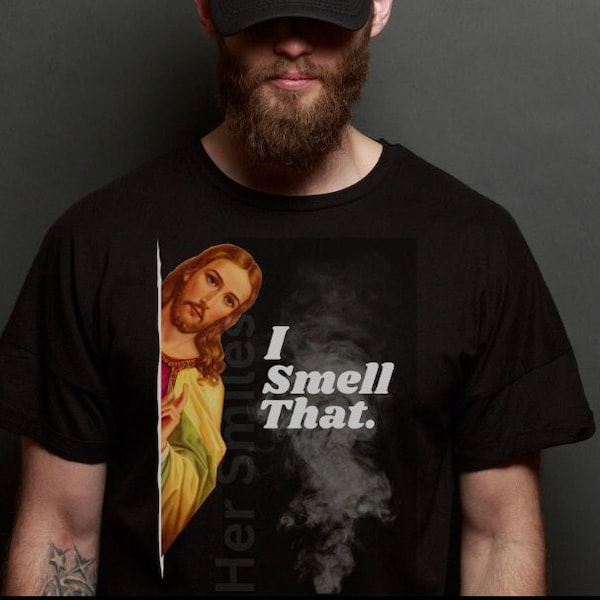 Jesus Funny Shirt Religious Stoner  Stoner Gifts Hippie Tshirt Church humor Weed Gifts 420 Gift Cannabis Clothing Marijuana T-shirts
