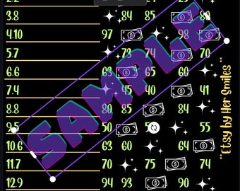100 WTA Bingo Board