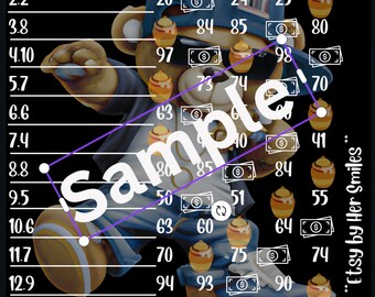 100 WTA Bingo Board