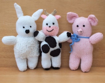 Knitted Farm Animal - Etsy UK Knitted Farm Animal - Etsy UK