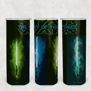 Star Wars inspired digital design, 20 oz skinny tumbler, sublimation or waterslide
