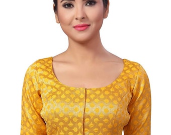 White New Designer Readymade Latest Beaded Saree Blouse Poly Silk Indian Fabric Craft Tunic Butterfly Top Sari Choli Wedding Wear For Women