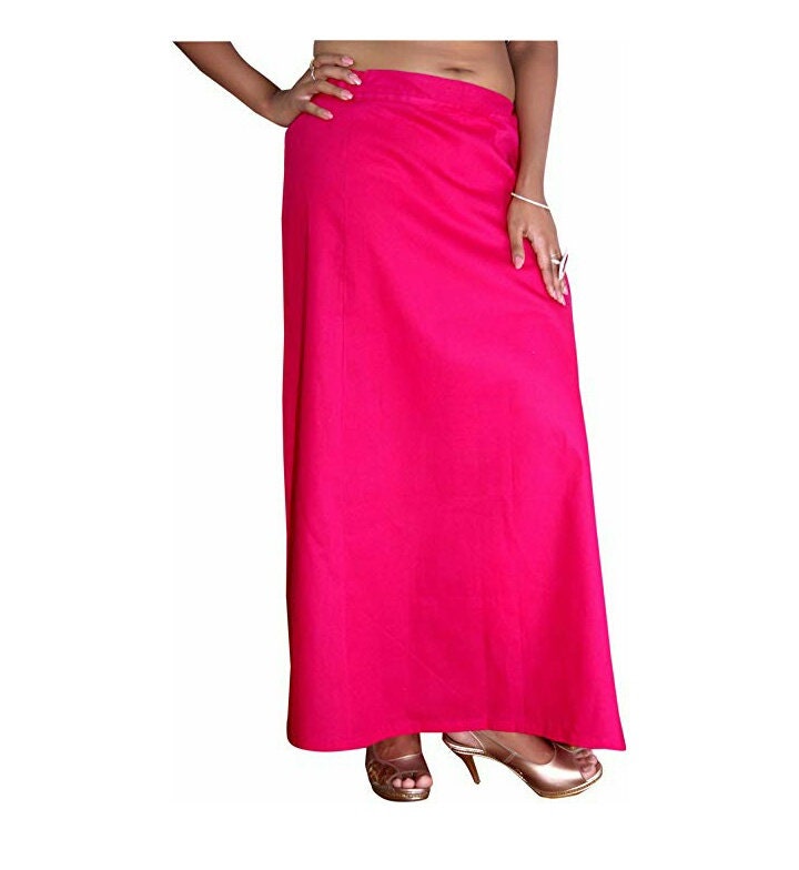 PACK OF 3 Saree Shapewear Women's Stretchable Skirt Petticoat Lehanga  Fabric Craft Mermaid Skirt Sari Skirt Elasticated Petticoat Part Wear 