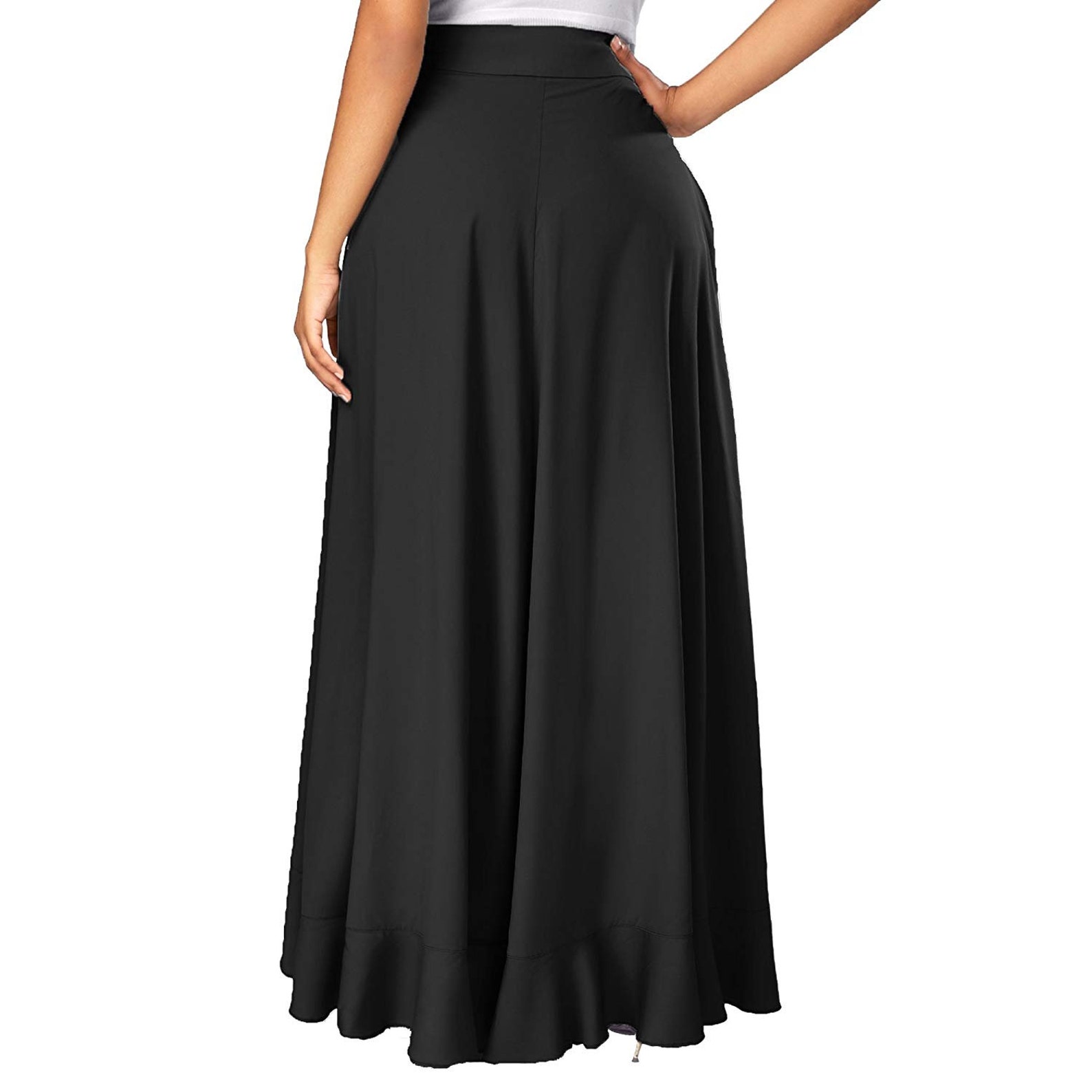 Women's Ruffle Palazzo Skirt/ Palazzo/ Grey Western Wear/ Etsy