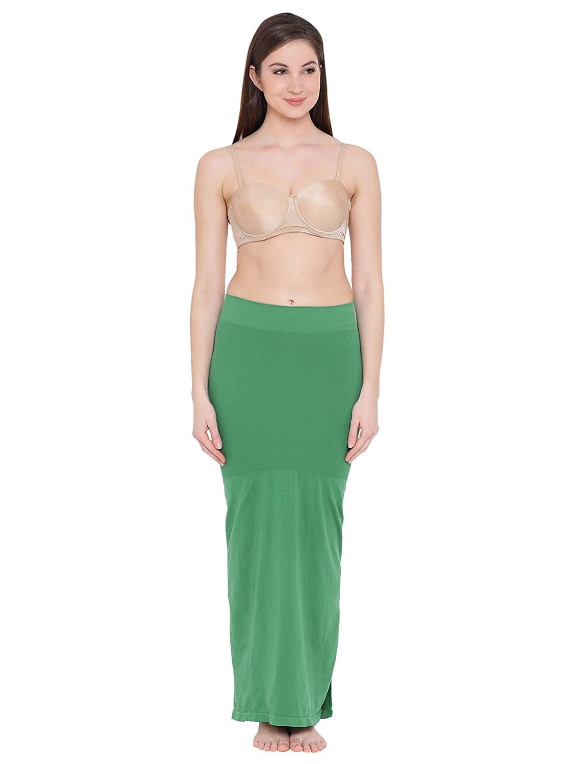 GREEN SAREE SHAPEWEAR Women's Stretchable Skirt Petticoat Lehanga
