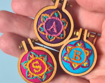 Letter Charm Embroidery Kit