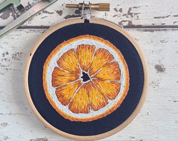 Orange Needle Painting Kit Needle Painting Kit for Beginners Etsy UK