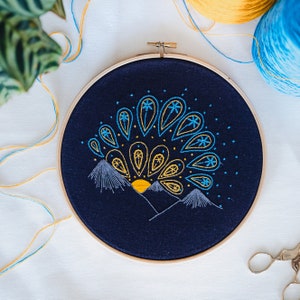 Beginner Sunrise Embroidery Kit for Beginner Craft Kit Gift for Friend Beginner Embroidery Kit Gift DIY Creative Gift Mindful Craft Set
