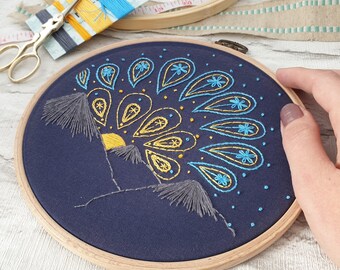 Sunrise Embroidery Pattern PDF for Beginners Embroidery Digital Download Embroidery Instructions Download