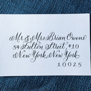 Envelope Calligraphy / Wedding Calligraphy / Invitation Calligraphy, Hand Lettered Envelope