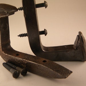 Railroad Spike Bent Hooks image 1