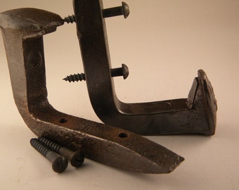 Railroad Spike Bent Hooks