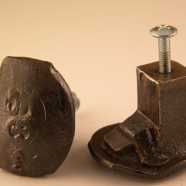 Railroad Spike Knobs