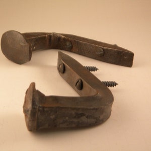 Railroad Spike Bent Hooks image 2