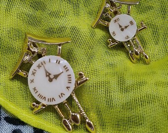 Adorable Set of Cuckoo Clock Petite Brooches/Pins