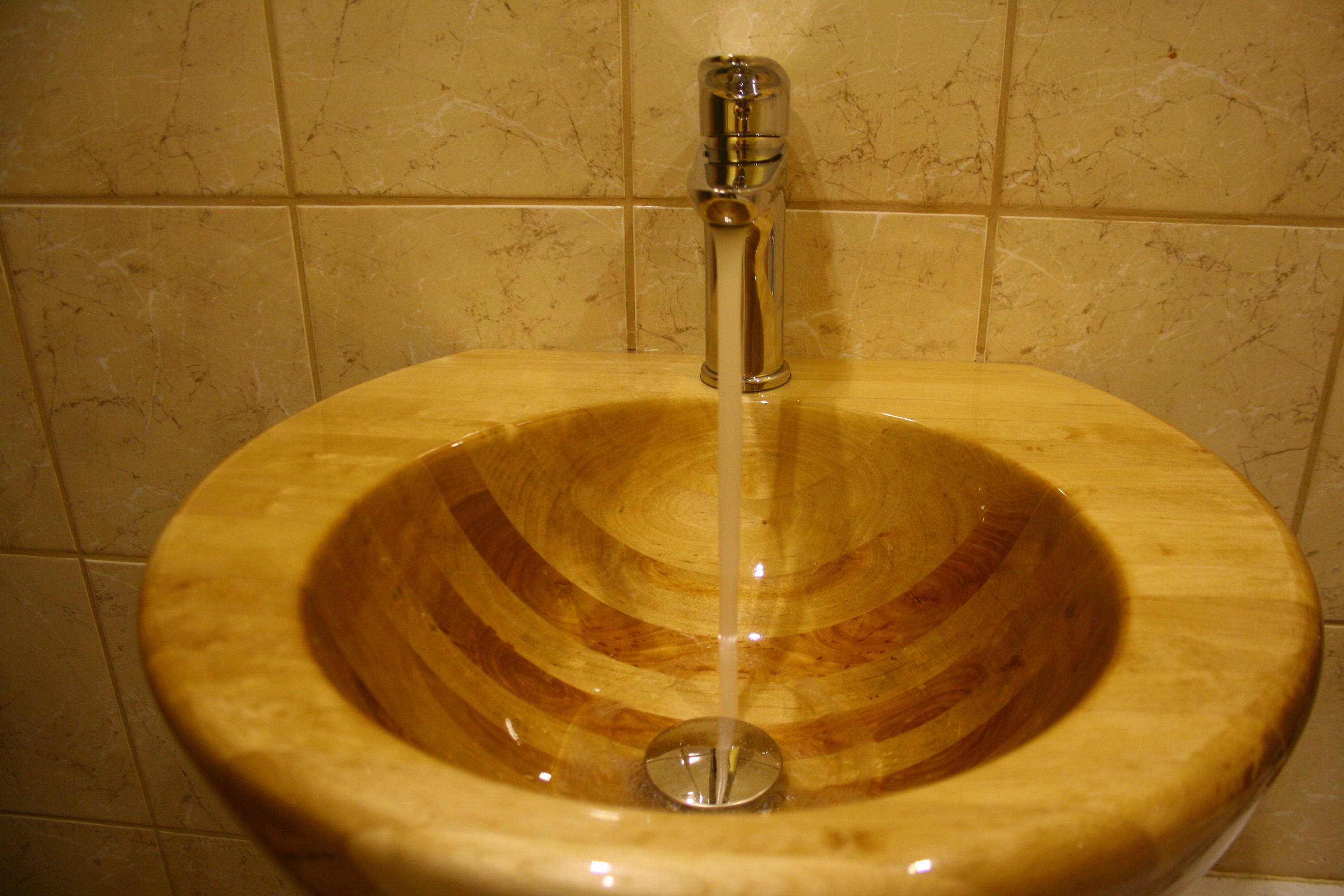 Wooden Bathroom Sink Etsy