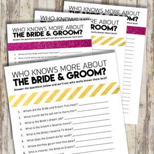 PRINTABLE Bridal Engagement Bachelorette Party Game - Bachelorette Party, Bridal Shower, Party Games, Bachelorette Games, Bridal Shower