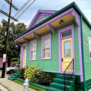 Shotgun House,  New Orleans Photography, New Orleans Wall Art, New Orleans Prints, Architecture Photography