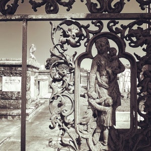Odd Fellow Cemetery Gate, Cemetery Photography, New Orleans Photography, Cemetery Wall Art, New Orleans Wall Art