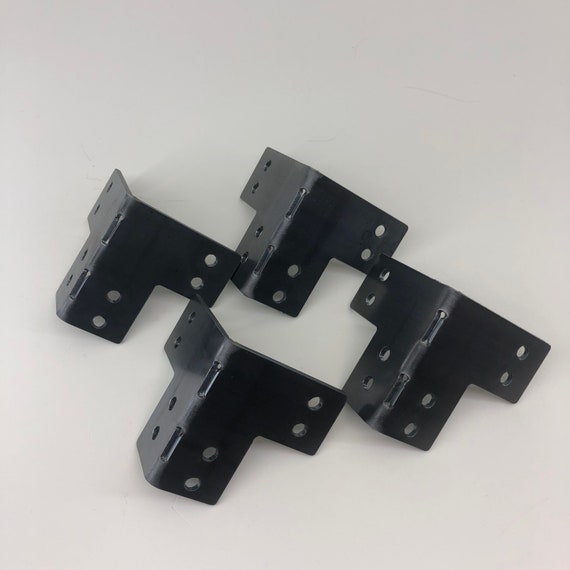 PostHugger™ Brackets For True 3"x3" Posts or Tubing | 1/8" Plate Steel USA